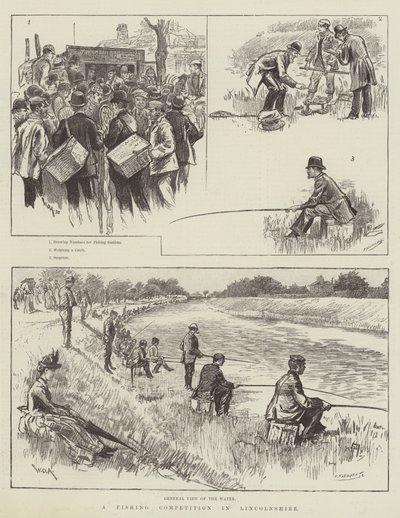 Un concours de pêche dans le Lincolnshire - William Douglas Almond
